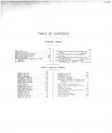 Table of Contents, Piatt County 1910